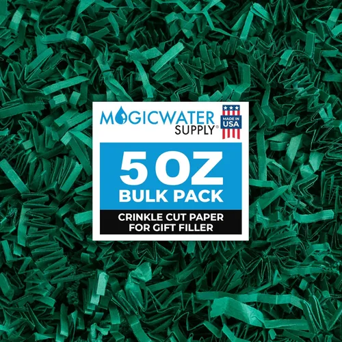 Miniatura 37 de MagicWater Papel de Corte Ondulado para Cestas de Regalo - 10 LB - Verde Militar - Perfecto para Relleno de Papel Triturado, Relleno de Cestas