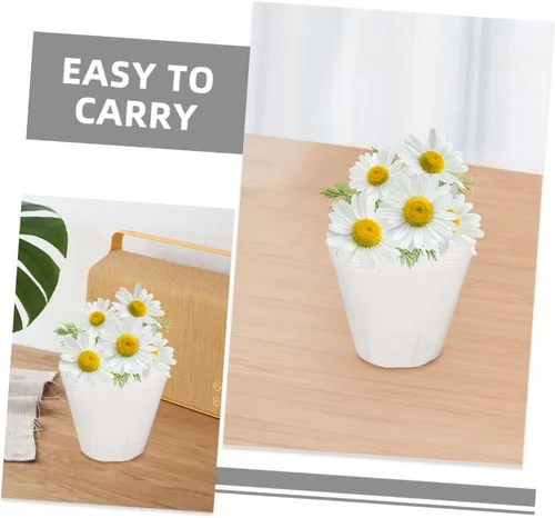 Miniatura 3 de BESPORTBLE 10 piezas de plástico transparente para macetas de interior y exterior, cestas de repuesto para plantas de jardín de 6.10 x 5.51 x 5.51