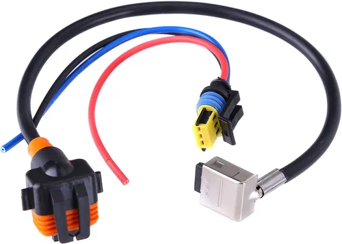 Miniatura 3 de Unidad de control de balasto de faros delanteros HID de xenón con cable de conexión de encendido y bombilla D3S para Ford Mustang 2010-2019