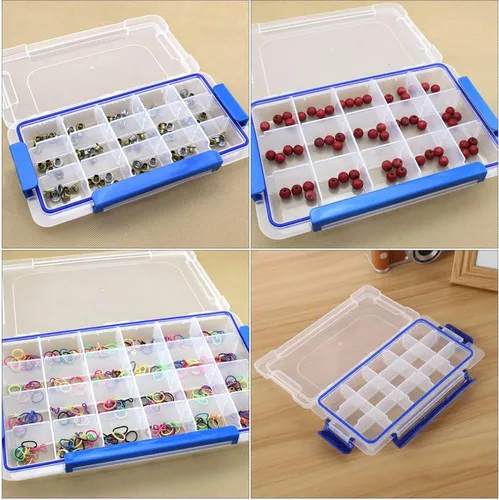 Miniatura 6 de Utoolmart Caja de herramientas de 9 pulgadas, caja de almacenamiento con compartimento de PP, organizador y almacenamiento para herramientas