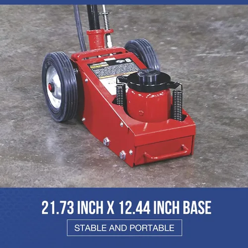 Miniatura 6 de Strongway Gato de Piso de Servicio Neumático/Hidráulico de Elevación Rápida de 22 Toneladas