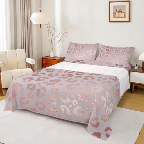 Miniatura 15 de Erosebridal Groovy Flower Sábanas de Cama Fiesta de los 70s Juegos de Sábanas Tamaño Individual Sábanas Florales Arcoíris Juegos de Sábanas y Fundas