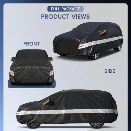Miniatura 5 de Funda para automóvil SUV de ajuste personalizado para BMW X1/iX1 2009-2025, 100% impermeable, transpirable, para exteriores, protección contra