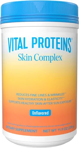 Vital Proteins Péptidos de colágeno para mujeres - 20 g de colágeno hidrolizado, vitamina C, ácido hialurónico, reduce líneas finas y arrugas,