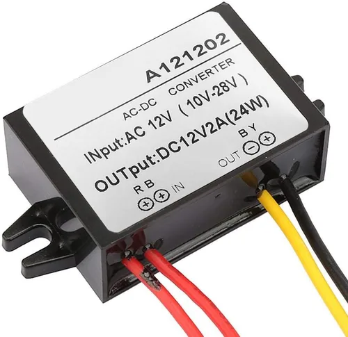 Miniatura 3 de Convertidor de voltios reductor: CA 10-28V a CC 12V (2A)