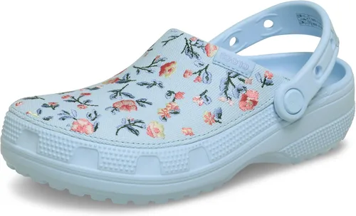 Crocs Zuecos clásicos de lona elaborados unisex para hombres y mujeres Azul (Blue Frost)