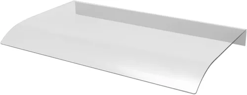 Toldo para puerta de ventana, 47.2 x 15.7 pulgadas, toldo exterior de policarbonato para puerta de entrada exterior, toldo voladizo para puerta