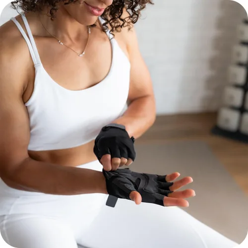 Miniatura 5 de WeGym Guantes de entrenamiento transpirables para hombres y mujeres, guantes de ejercicio con almohadillas acolchadas y protección completa