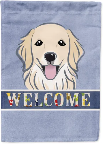 Miniatura 69 de Caroline's Treasures BB1405GF Bandera de jardín de bienvenida de bulldog inglés, Bandera de buzón azul, bandera decorativa para el patio, obra