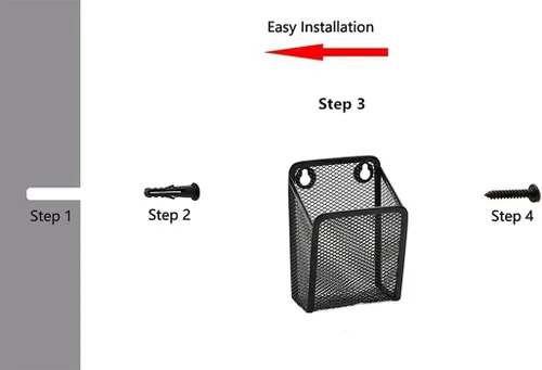 Miniatura 5 de Soporte de control remoto para montaje en pared, organizador de medios