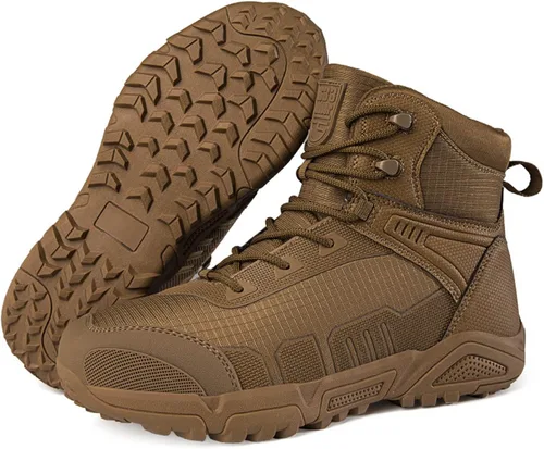 Miniatura 2 de Botas de senderismo ligeras para hombre, botas de caza, botas de trabajo, botas tácticas militares, botas de combate para motocicleta