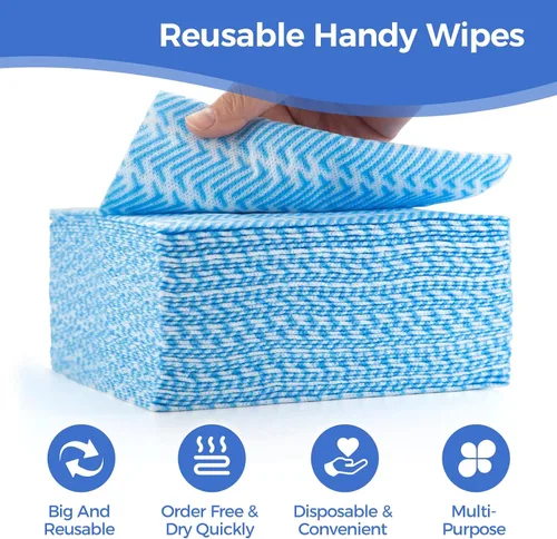Miniatura 2 de Paños de Limpieza Reutilizables Handi Toallitas, Paños Reutilizables, Toallas para Platos Desechables, Toallitas Prácticas Secas, Grandes