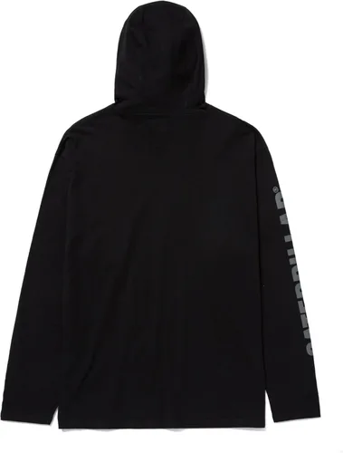 Miniatura 3 de Caterpillar Camisas largas con capucha para hombre con protección UPF 50, control de humedad y logotipo de gato en la manga