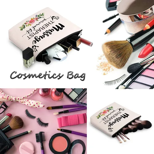 Miniatura 3 de WCGXKO Kit de supervivencia para terapeuta de masaje, bolsa de maquillaje y regalo de graduación, Varios colores, Masajista
