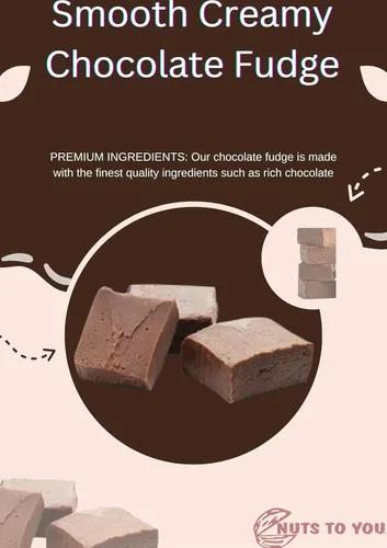 Miniatura 5 de Nuts To You Dulce de chocolate cremoso suave sin azúcar Dulce gourmet fresco Fudge artesanal decadente y delicioso de 6.6 onzas (paquete de 2)