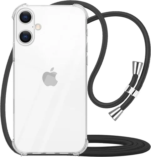 Miniatura 13 de para Google Pixel 6a Funda con Correa Ajustable para Cuello, Hombro y Cruzada Transparente Funda Móvil Duradera, Suave y delgada de Ajuste Perfecto
