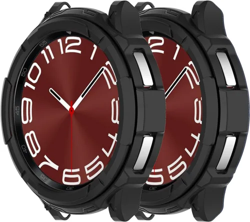 Miniatura 11 de Funda protectora compatible con Samsung Galaxy Watch 6 Classic de 1.73 pulgadas y 1.77 pulgadas, funda protectora para Galaxy Watch 6 Classic
