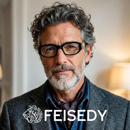 Miniatura 3 de FEISEDY Gafas de lectura de luz azul de moda para mujeres y hombres, lectores antirreflejos vintage de los años 90 B0317 Negro