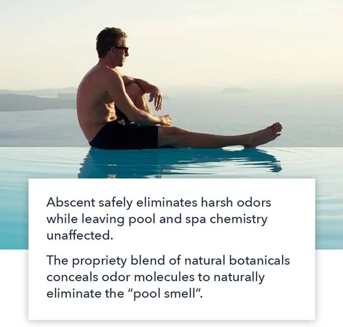 Miniatura 6 de Eliminador de olores de piscina y spa (1 cuarto de galón) Botánicos naturales neutralizan olores en piscinas y jacuzzis interiores y exteriores
