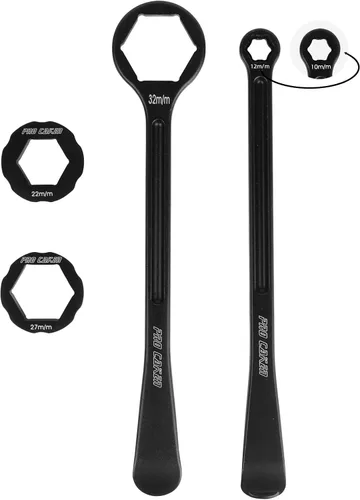 Miniatura 5 de Juego de llaves universales para neumáticos de motocicleta de 10 mm/0,39" 12 mm/0,47" 22 mm/0,87" 27 mm/1,06" 32 mm/1,26" con palancas de reparación