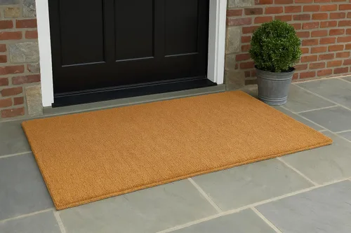 Miniatura 2 de Ecomills Tapete de fibra de coco extra grueso de 1.5 pulgadas, parte trasera tejida, 36 x 72 pulgadas, resistente, duradero, para puerta delantera