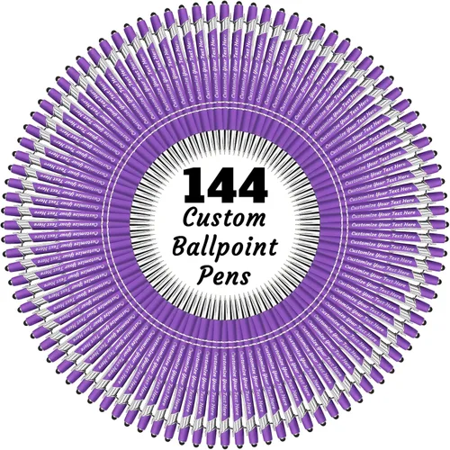 Miniatura 12 de 12 bolígrafos personalizados a granel, bolígrafos personalizados con grabado personalizado con nombre o texto, regalo ideal de aniversario