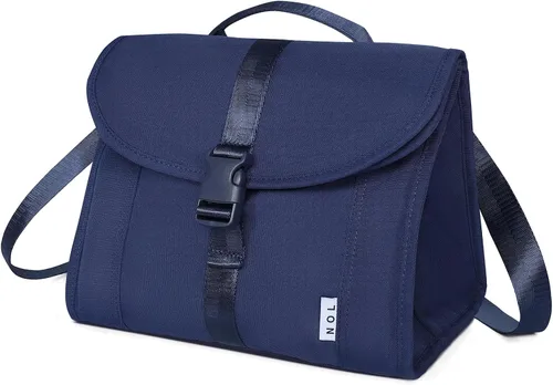 Miniatura 10 de NOL Natural Organic Lifestyle Bolsa de almuerzo aislada para mujeres/hombres, caja enfriadora de almuerzo reutilizable de nailon a prueba de fugas