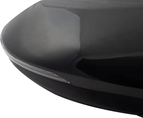 Miniatura 7 de TRQ Conjunto de espejo lateral del pasajero, señal de giro con calefacción eléctrica, pintura lisa para combinar con negro, compatible con modelos