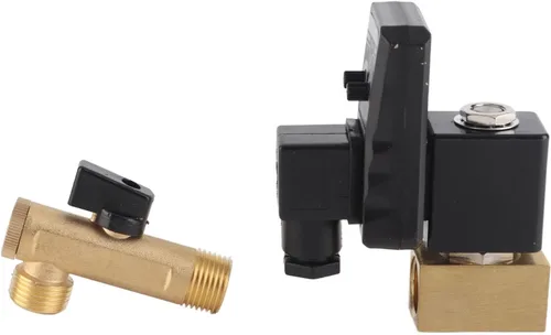 Miniatura 2 de Válvula de drenaje automática del compresor de aire 110V AC con función de temporizador para sistemas de aire comprimido Secadoras Válvula
