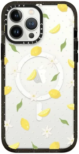 Miniatura 36 de Funda Impact de CASETiFY para iPhone 13 Pro Max con Magsafe - Estuche Claro Cuento de Invierno - Claro Negro Estuche transparente Winter Tale