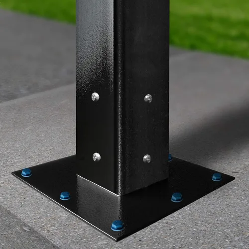Miniatura 2 de Mail Boss, Placa base de montaje en superficie negra 7155 Negro