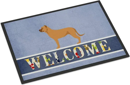 Miniatura 46 de Caroline's Treasures BB8321JMAT - Felpudo de bienvenida Berger Picard de 24 x 36 pulgadas, tapete azul para puerta delantera, para interiores
