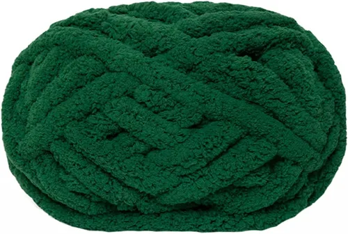 Miniatura 12 de Hilo de felpilla de punto grueso para mantas de tejer a mano, súper suave para mantas grandes jumbo (color rosa claro)