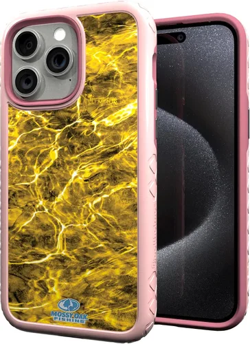 Miniatura 28 de cellhelmet Mossy Oak Agua Yellowfin Funda de doble capa en gris diseñada para iPhone 13 Mini a prueba de golpes y caídas, duradera, como se ve