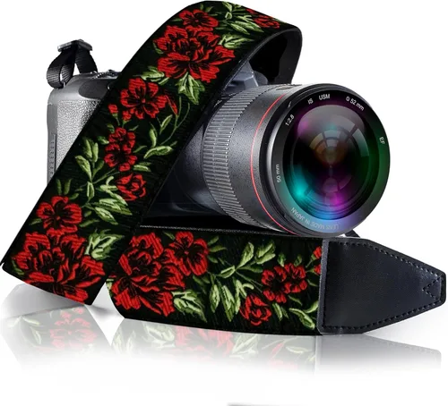 Miniatura 26 de Art Tribute Correa de cámara para el hombro, cinturón cruzado para todas las cámaras DSLR y sin espejo, incluyendo binoculares, correa universal