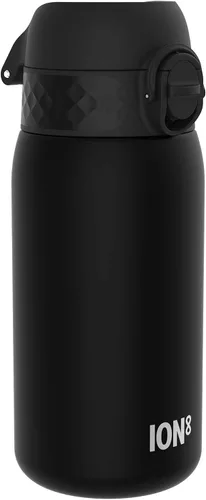 Ion8 Botella de agua pequeña, 350 ml/12 oz, a prueba de fugas, fácil de abrir, cierre seguro, apta para lavavajillas, libre de BPA, asa de Azul