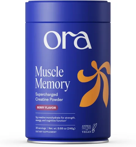 Ora Organic Monohidrato de creatina en polvo, creatina micronizada para mujeres y hombres, creavitalis de origen alemán para la fuerza, elevATP para