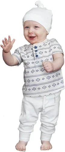 Miniatura 5 de Owlivia Sombrero orgánico del nudo del bebé, gorritos del bebé del hospital recién nacido, casquillo infantil unisex