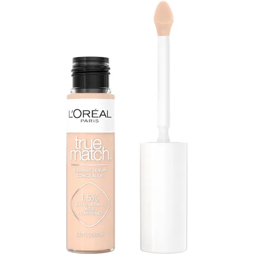 Miniatura 15 de L'Oreal Paris True Match - Corrector de suero radiante, corrector iluminador debajo de los ojos con 1.5% de ácido hialurónico y cafeína, C3, 0.33