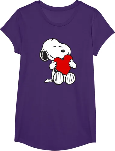 Miniatura 11 de Peanuts Camiseta de San Valentín Snoopy Hugging Heart, Negro