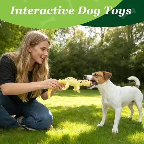 Miniatura 6 de Prime Pets Juguetes para perros, paquete de 5, juguetes chirriantes de felpa para perros, paquete de valor surtido, juguete para mascotas