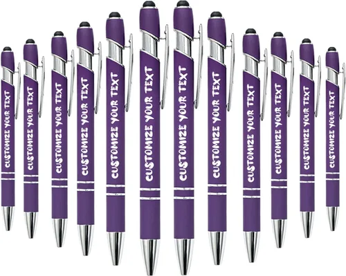 Miniatura 193 de AIFLM Bolígrafos personalizados con nombre a granel hasta 500 unidades de bolígrafos grabados gratis con tu nombre y texto para negocios