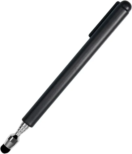 Lápiz óptico telescópico universal para pantallas táctiles, puntero retráctil y lápiz capacitivo con punta especial de flocado, extensible de alta