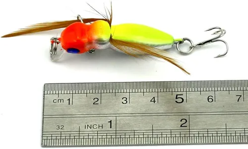 Miniatura 8 de 7PCS 1.8 in Señuelos Crickhopper Señuelo de pesca
