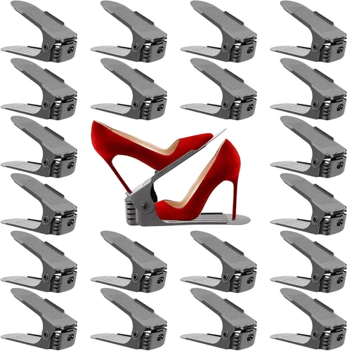 Miniatura 12 de Neprock Organizador de Ranuras para Zapatos, Organizador de Almacenamiento de Zapatos Estante para Zapatos para Organización de Closet, Organizador