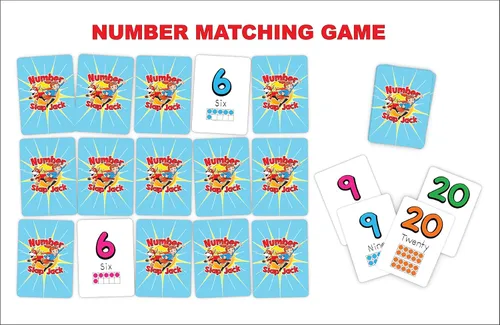 Miniatura 3 de Number Slap Jack un juego de cartas de matemáticas para niños de 4 años en adelante La manera fácil de aprender los números del 0 al 20 4 formas