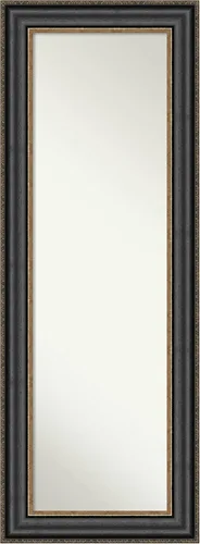 Miniatura 16 de Amanti Art Espejo negro de longitud completa para puerta, 53 x 19 pulgadas, espejo de pared alto negro abadía de longitud completa, montado