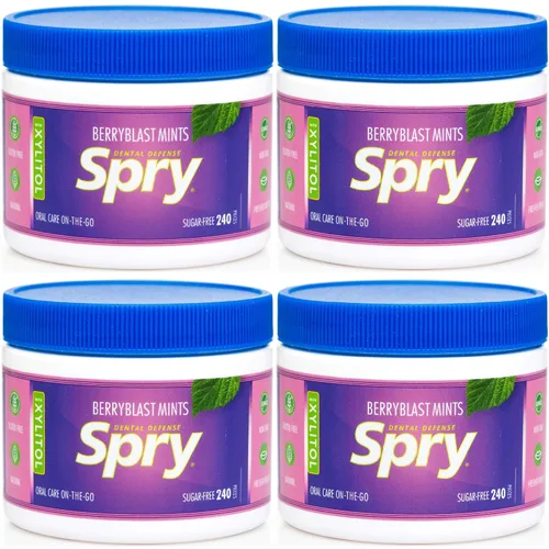 Miniatura 23 de Spry Xylitol Berry Blast - Caramelos sin azúcar, promueve la salud oral, aumenta la producción de saliva, detiene el mal aliento, sin OMG, sin