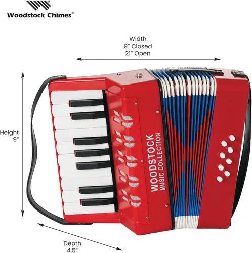 Miniatura 19 de Woodstock Acordeón para niños. Colección de música.