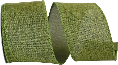 Miniatura 3 de Cinta Reliant Ribbon 92573W-031-09K para borde con alambre Everyday Linen Value, 1-1/2 pulgadas x 50 yardas, color negro
